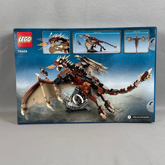 Lego #76406 Hungarian Horntail Dragon Harry Potter Retired Brand New Sealed - Picture 2 of 2